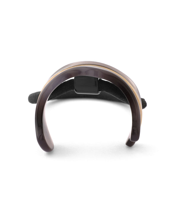 メタルライン×マーブルヘアゴム