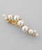 Bijou x pearl line barrette