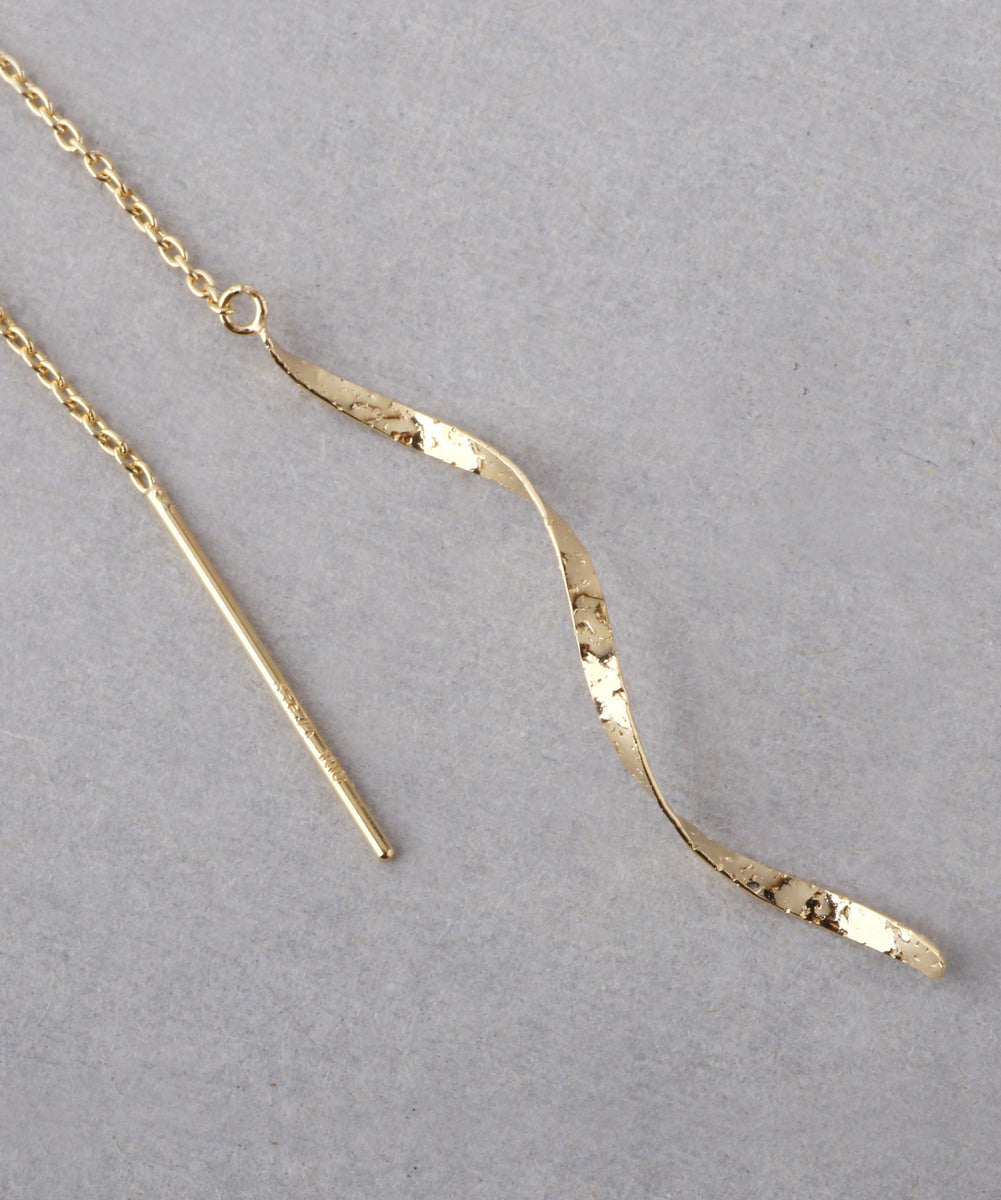 SIENA ROSE】らせんモチーフのアメリカンピアス｜SANPO ONLINE