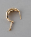 Drop Wide Snap Earrings