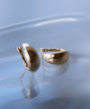 Drop Wide Snap Earrings