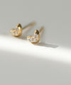 petit・ハートダイヤピアス