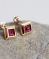 GEMSTONE・スクエアピアス
