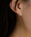 GEMSTONE・フラワーピアス