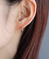 ROSETEN・パヴェダイヤスナップピアス
