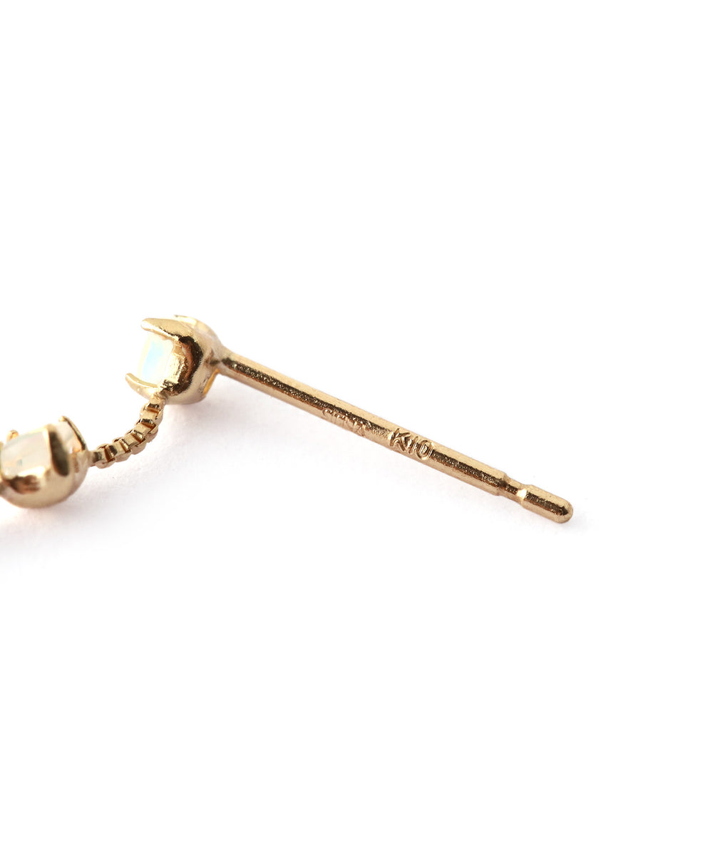 SIENAROSE】オパールチェーンフープピアス｜SANPO ONLINE(サンポー