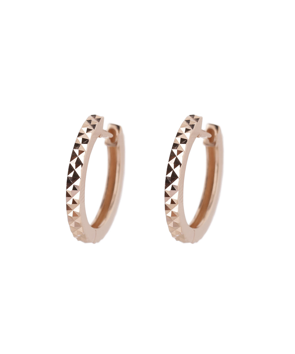 SIENA ROSE】ミラーカットフープピアス[M]｜SANPO ONLINE(サンポー