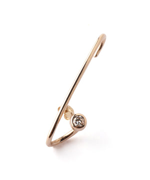 ROSETEN・クロスダイヤピアス