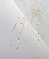 Spiral motif 2-way earrings