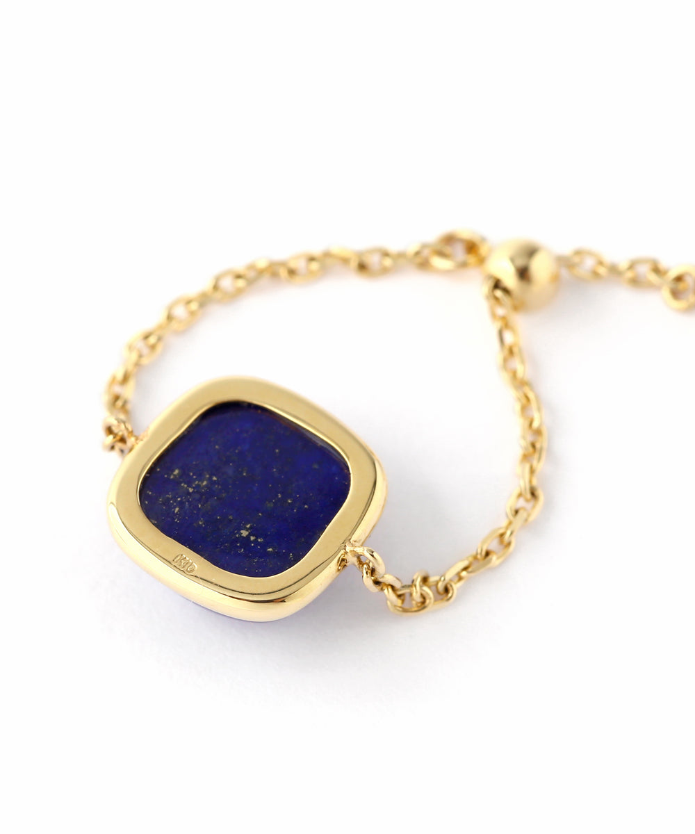 SIENA ROSE】GEMSTONE・チェーンリング[ラピスラズリ]｜SANPO ONLINE