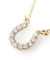 11-diamond horseshoe necklace