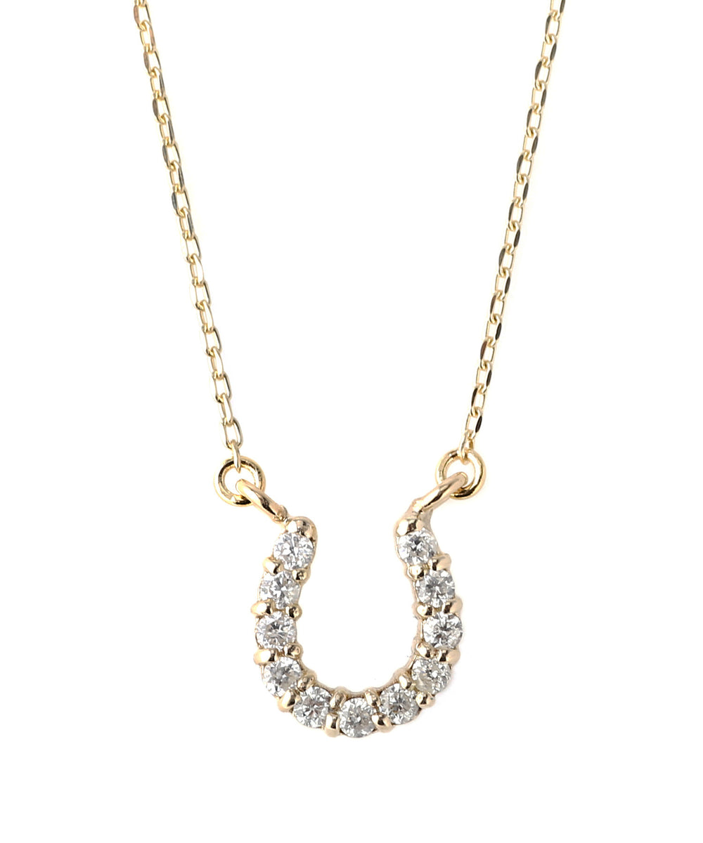 SIENA ネックレス　10Kダイヤ クリーニング済 SIENA ROSE（シエナロゼ） ネックレス petit・ハンギングダイヤバー