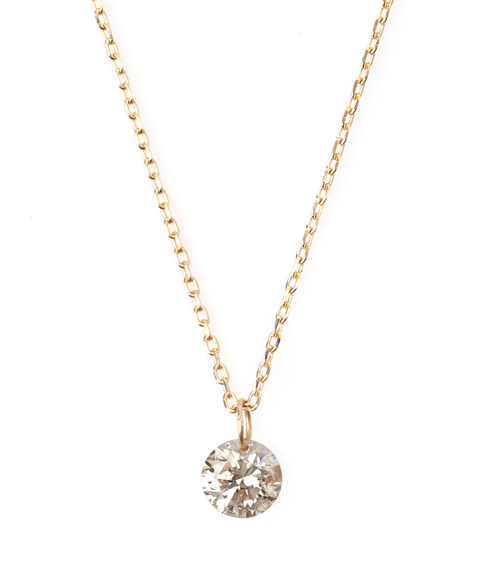 SIENA ROSE】Nudie Diamond・1粒ネックレス[0.2ct]｜SANPO ONLINE