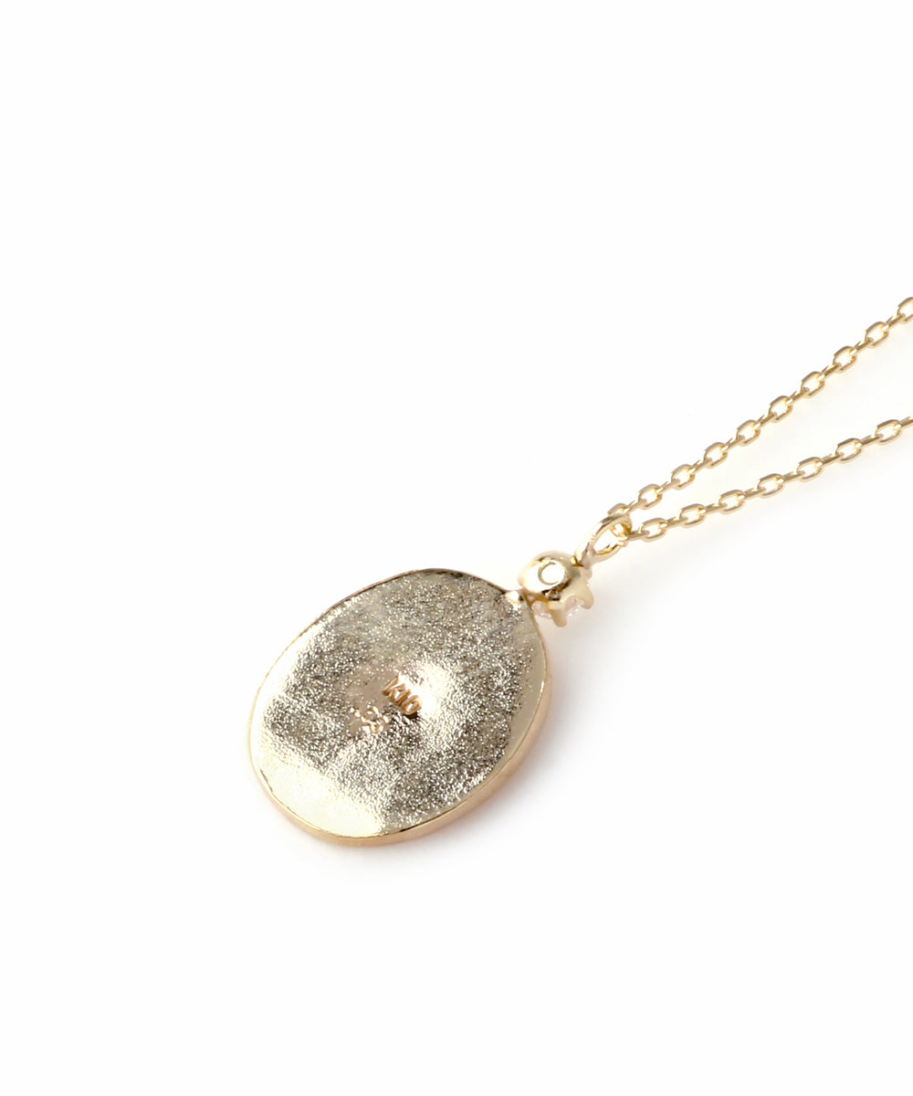 SIENA ROSE】一粒ダイヤを添えたマリアのメダイネックレス｜SANPO