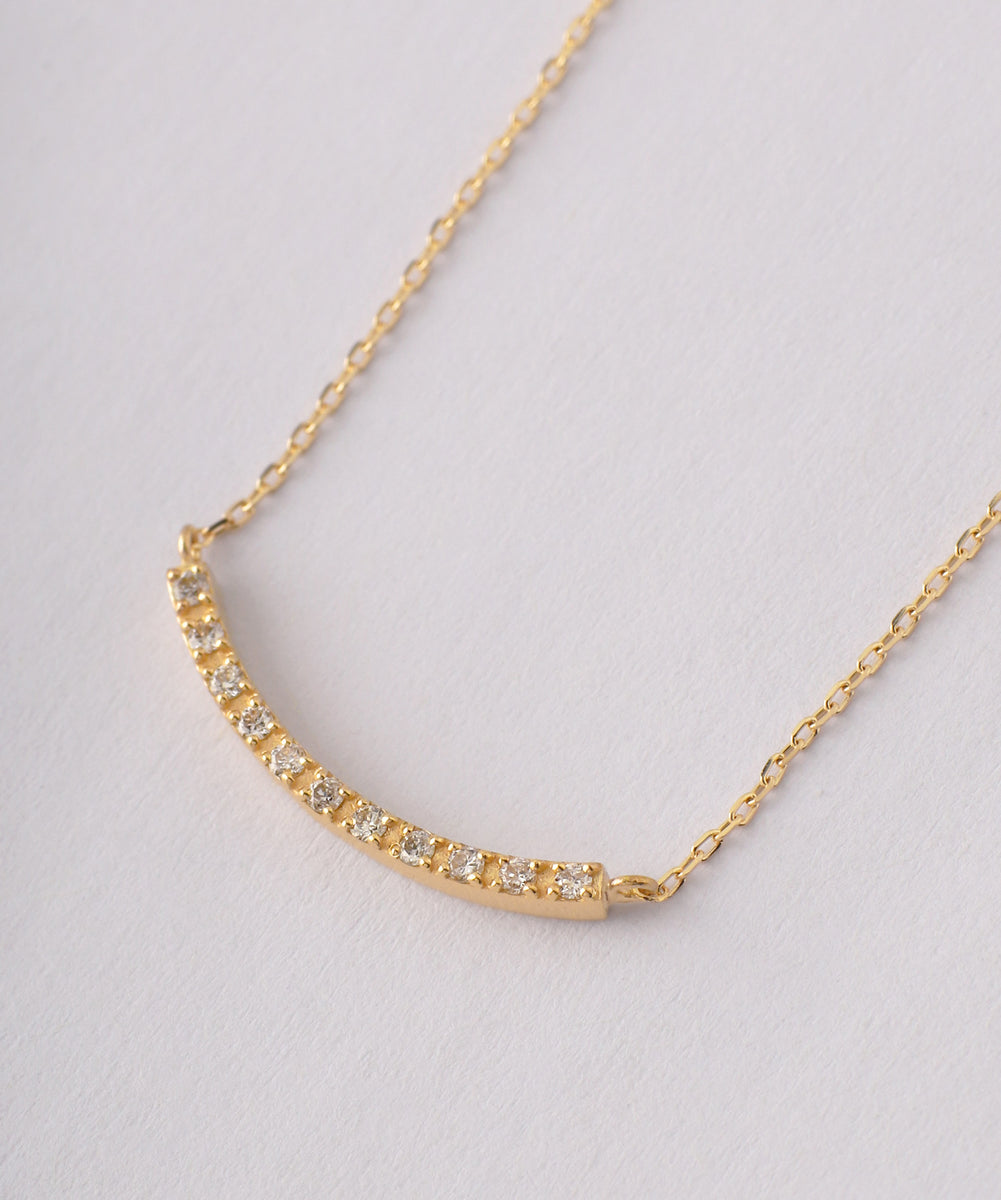 SIENA ROSE】petit・カーブダイヤネックレス｜SANPO ONLINE(サンポー