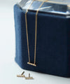 petit Hanging Diamond Bar Necklace