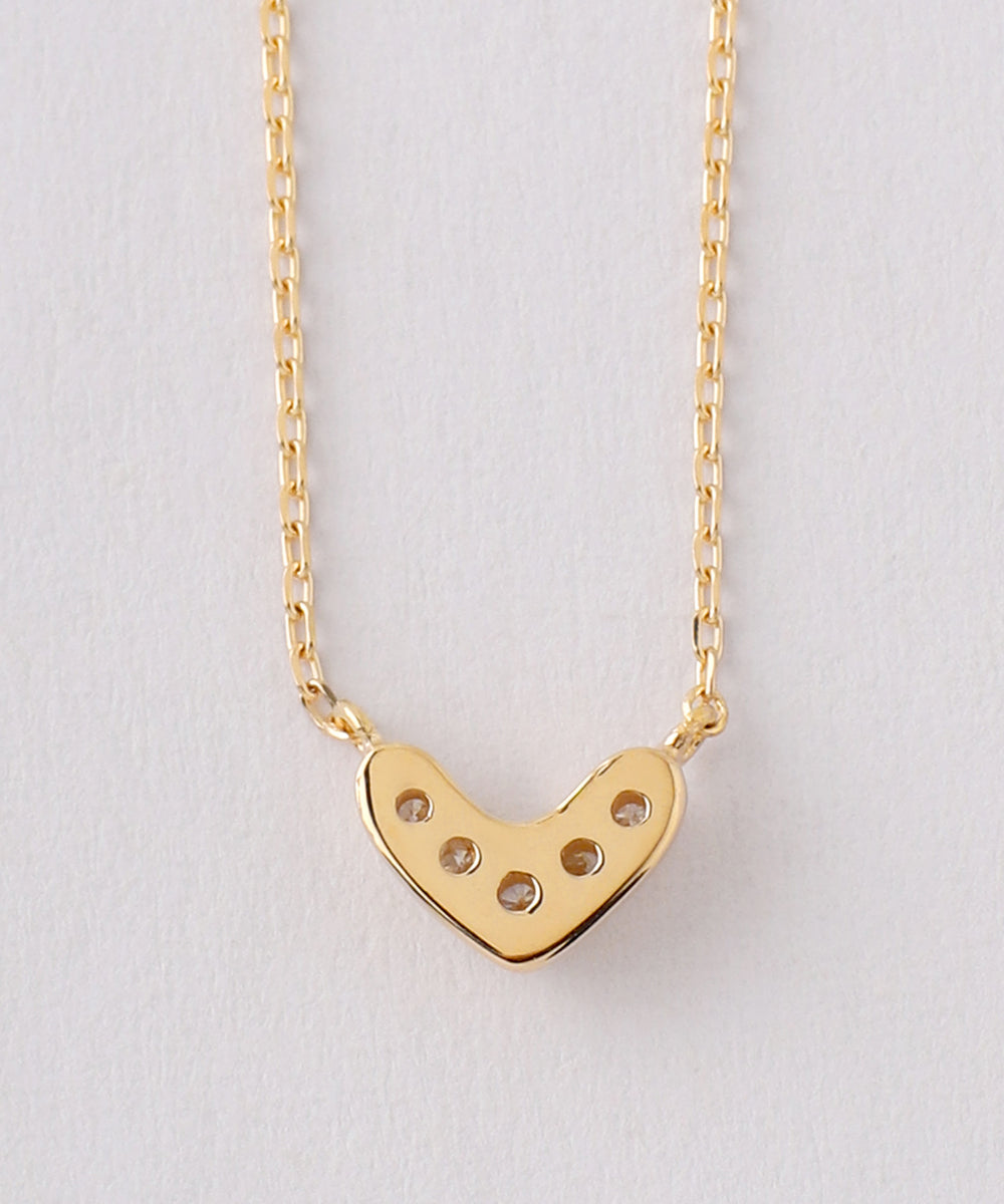 s♡ページ SIENA ROSE】petit・ハートダイヤネックレス｜SANPO ONLINE(サンポー