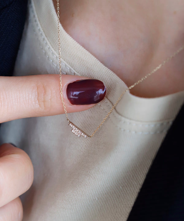 ROSETEN・スタックダイヤネックレス