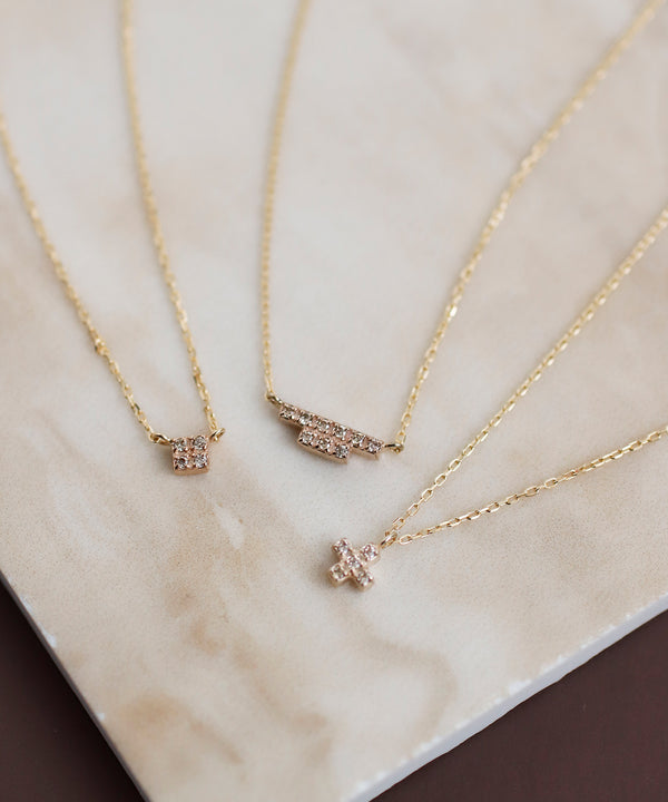 ROSETEN・スタックダイヤネックレス