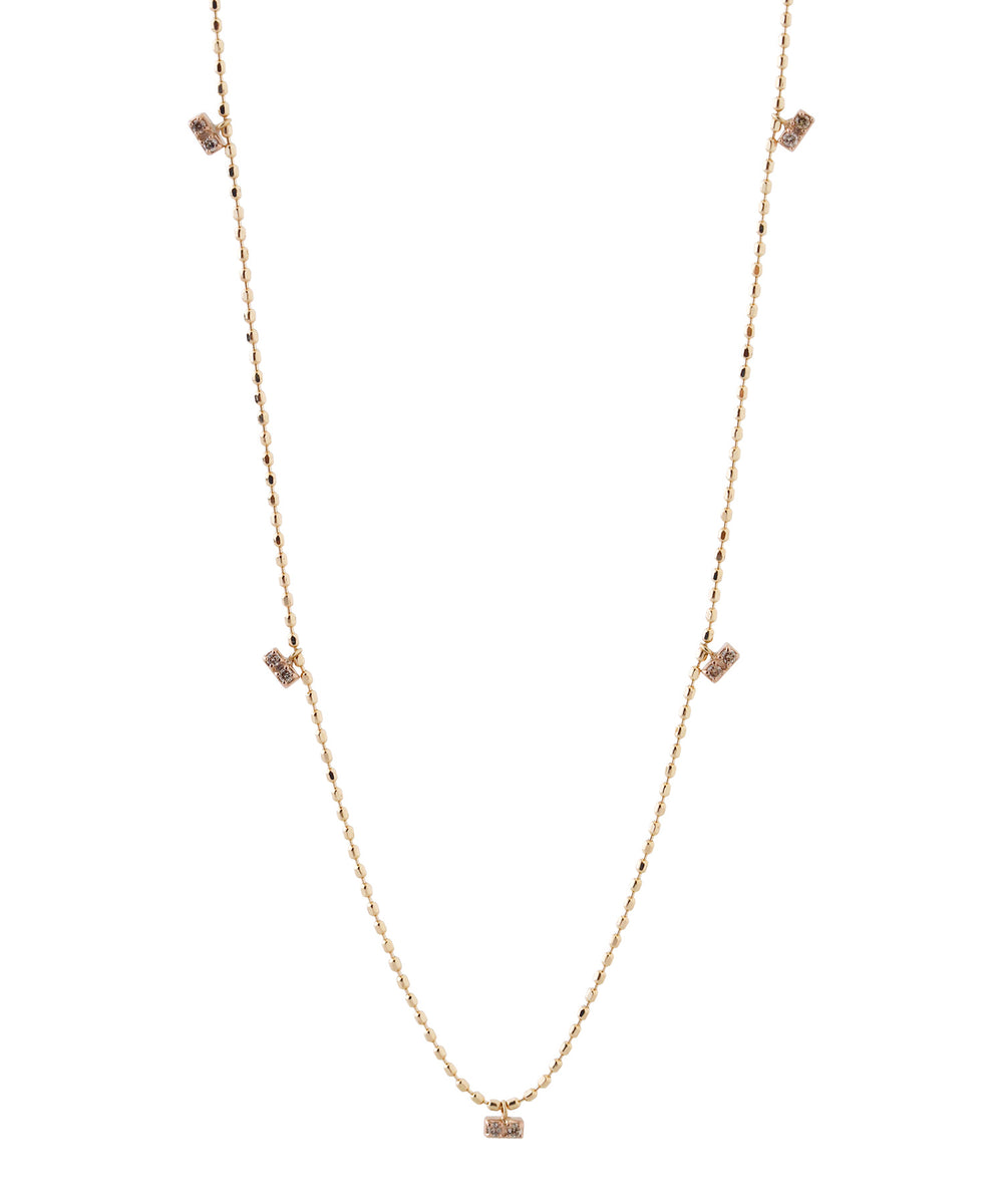 SIENAROSE】ステーションダイヤネックレス｜アネモネ・シエナロゼ