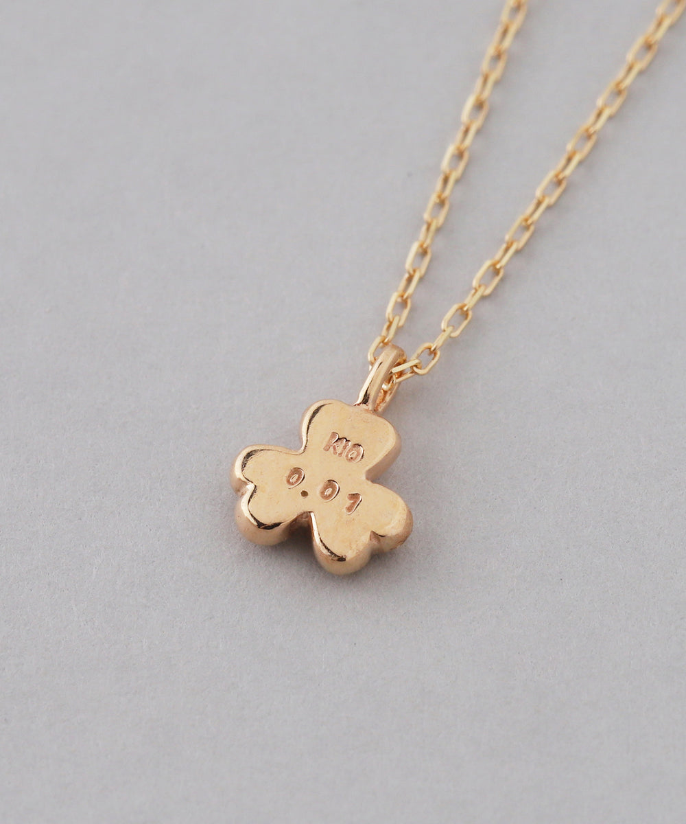SIENAROSE】クローバーモチーフダイヤネックレス｜アネモネ