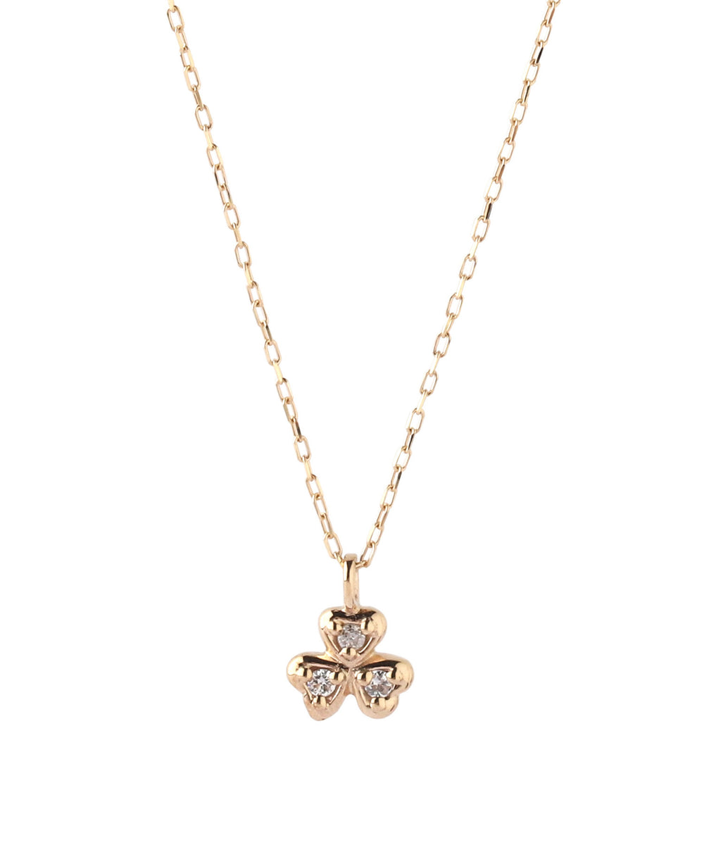 SIENAROSE】クローバーモチーフダイヤネックレス｜アネモネ