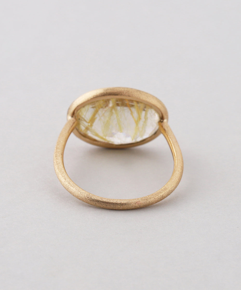 SIENAROSE】オーバルカットリング[ルチルクォーツ]｜SANPO ONLINE