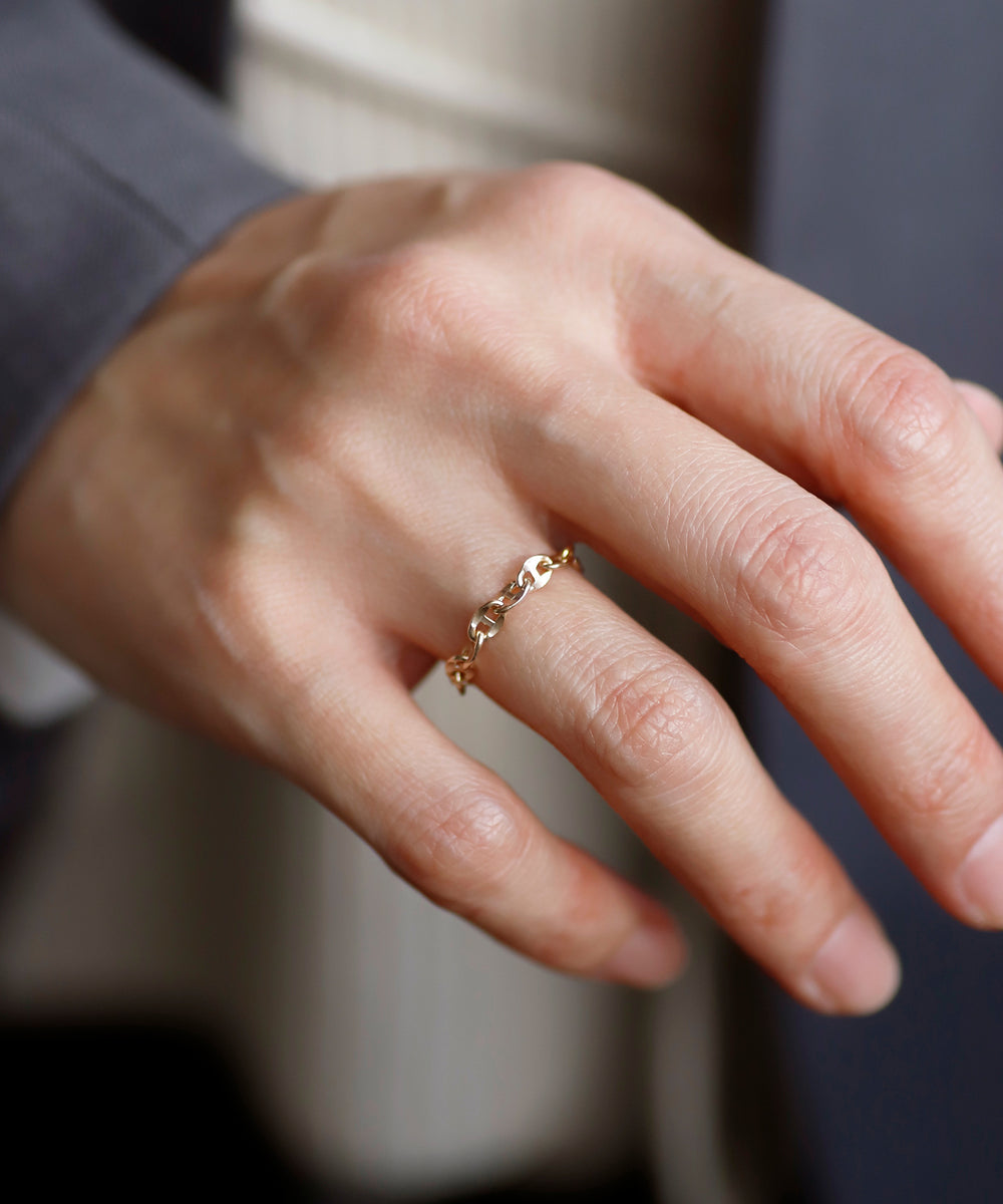 SIENA ROSE】アンカーチェーンリング｜SANPO ONLINE(サンポーオンライン)