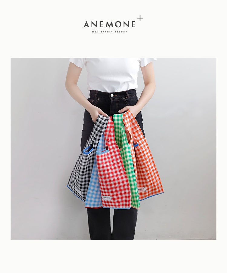 デザイン柄のニットバッグからギンガムチェック柄が新登場! 1