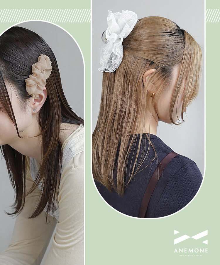 レイヤーカットのヘアアレンジが難しい人へ ANEMONEのヘアアクセで叶う簡単アレンジ