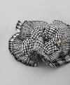 Gingham Check Pleated Scrunchie