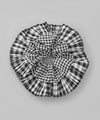 Gingham Check Pleated Scrunchie