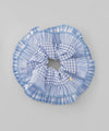 Gingham Check Pleated Scrunchie
