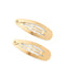 Metal Wave Snap Pins (Set of 2)
