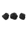 Satin Rose Mini Clips (Set of 3)