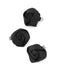 Satin Rose Mini Clips (Set of 3)