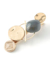 Muted color random motif clip