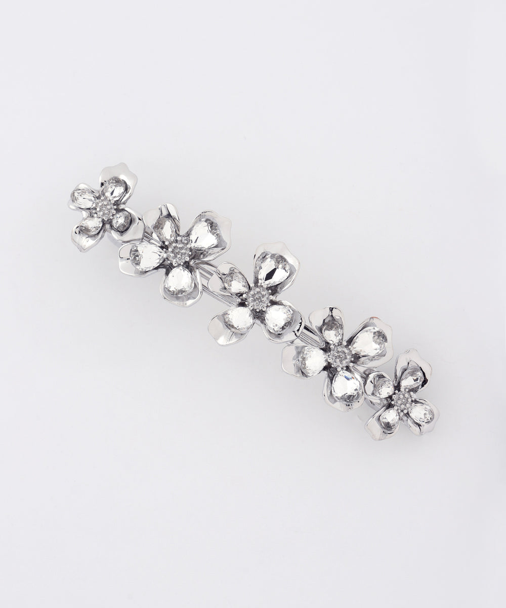 ANEMONE】ビジュー×メタルフラワーバレッタ｜SANPO ONLINE(サンポー