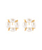 pearl circle earrings