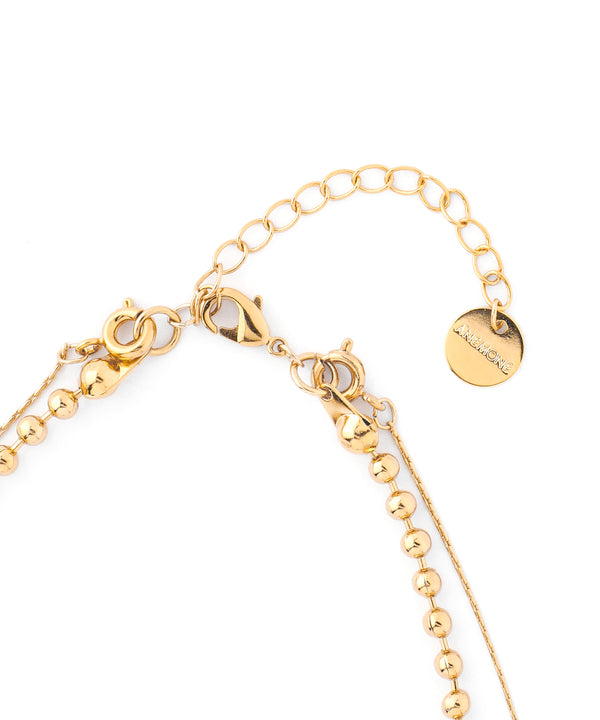 2WAYボールチェーンネックレス