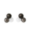 Glass sphere earrings