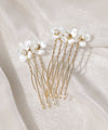 Pearl Flower Comb (Set of 2)