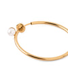 Pearl Point Hoop Earrings