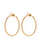 Pearl Point Hoop Earrings