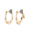 Random Pearl Hoop Earrings