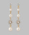 Bijou flower x pearl earrings