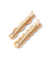 Marble color clips (set of 2)