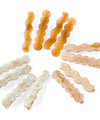 Marble color clips (set of 2)
