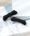 Glitter Ribbon Mini Clips (Set of 2)