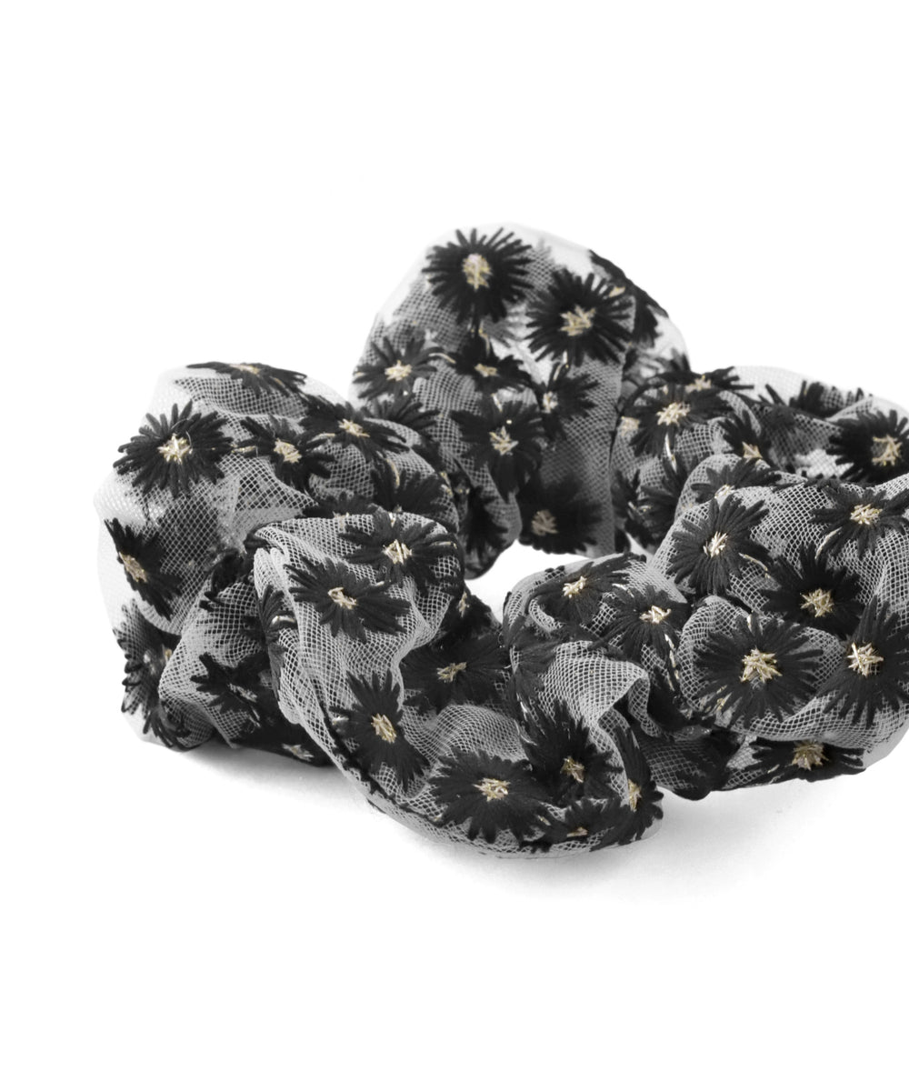 ANEMONE】フラワー柄シアーシュシュ｜アネモネ・シエナロゼ・ミミサン